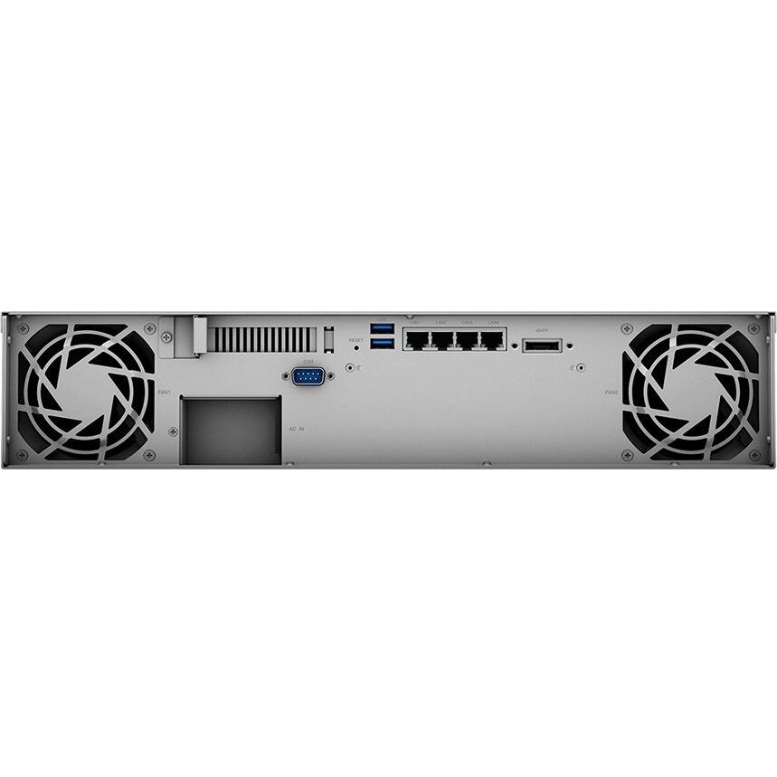 Alt View 4. Synology - Synology RS1221RP+ SAN/NAS Storage System - AMD Ryzen V1500B Quad-core (4 Core) 2.20 GHz - 8 x HDD Supported - 0 x HDD - Unknown.