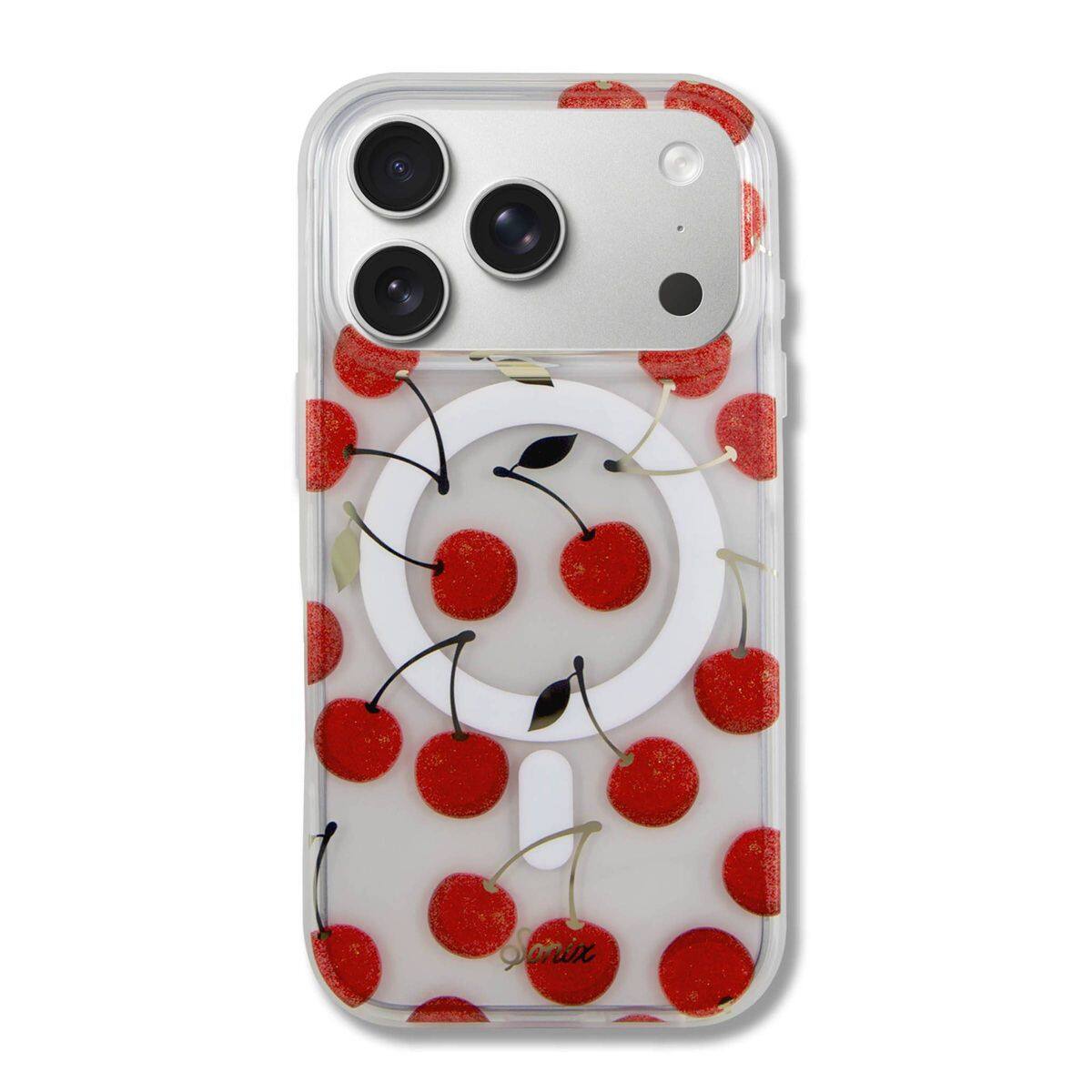 Front. Sonix - Sonix iPhone 17 Pro MagSafe Phone Case - Cherry On Top - Cherry On Top.