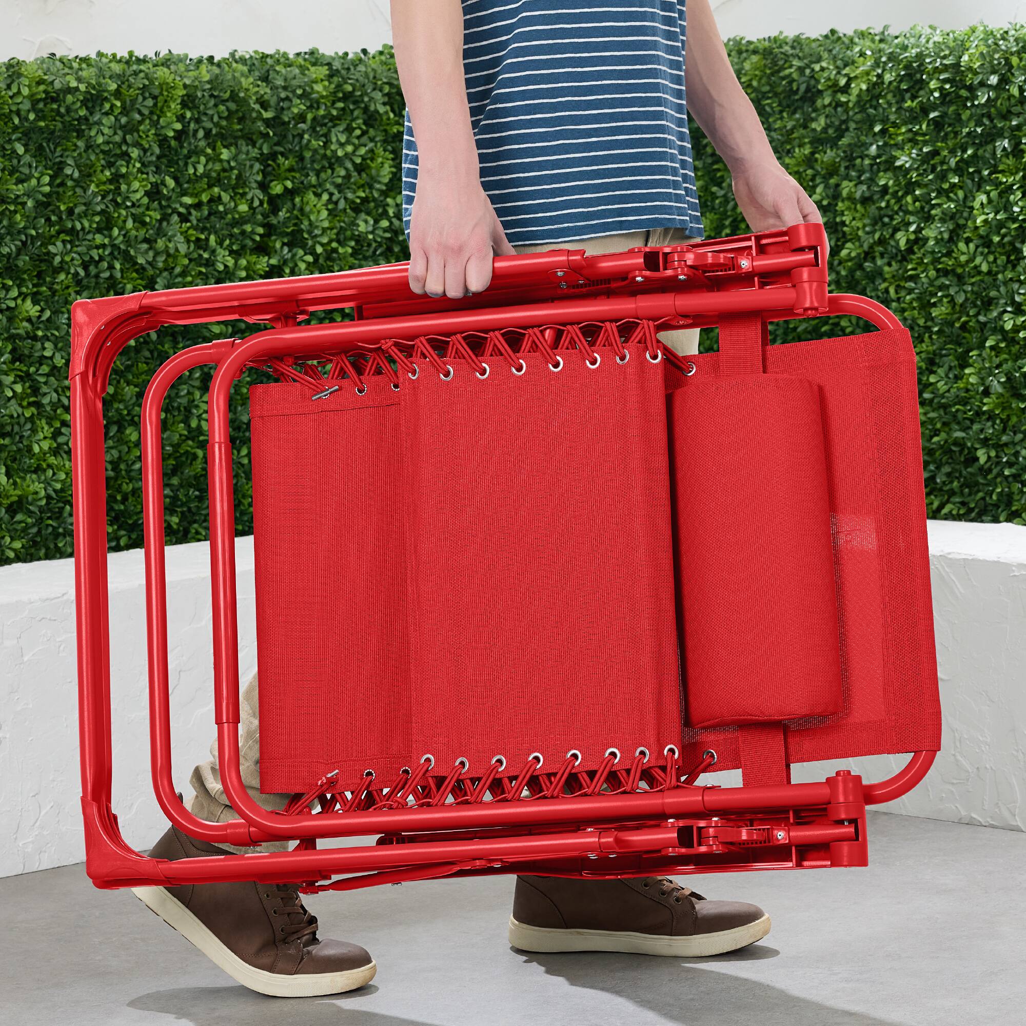 Alt View 2. Best Choice Products - Best Choice Products Monochromatic Zero Gravity Chair, Folding Patio Recliner w/Side Tray, Headrest - Chili - Chili.