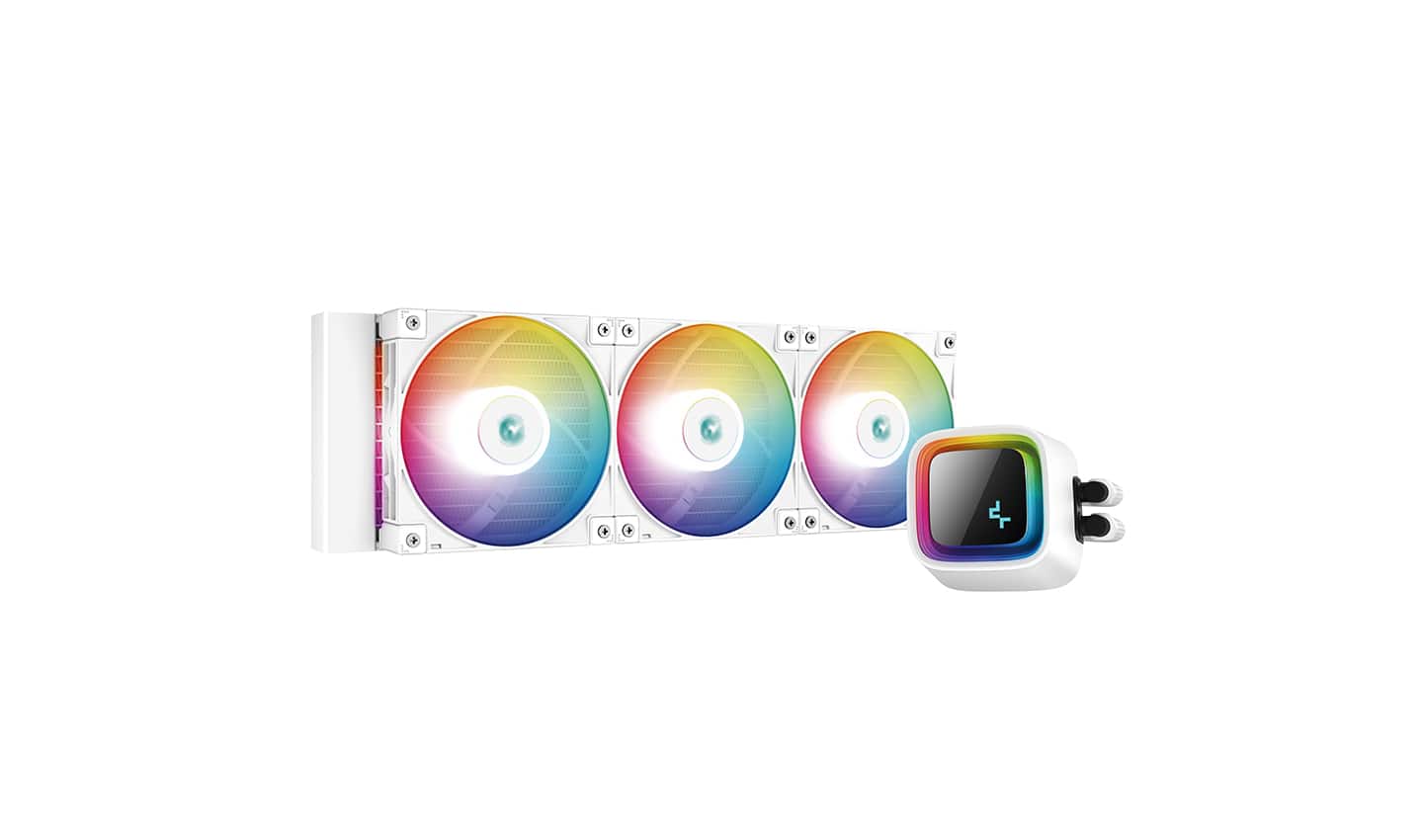 Deepcool - LS720 WH 360mm Liquid CPU Cooler, 3100RPM Pump, Intel & AMD Compatible, PC Cooler (R-LS720-WHAMNT-G-1) - White price history on PriceWatchPro