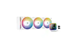 Deepcool - LS720 WH 360mm Liquid CPU Cooler, 3100RPM Pump, Intel & AMD Compatible, PC Cooler (R-LS720-WHAMNT-G-1) - White