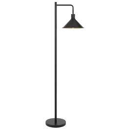Manhattan Lane - Floor Lamp, Adjustable Head with Hanging Cone Shade, Metal