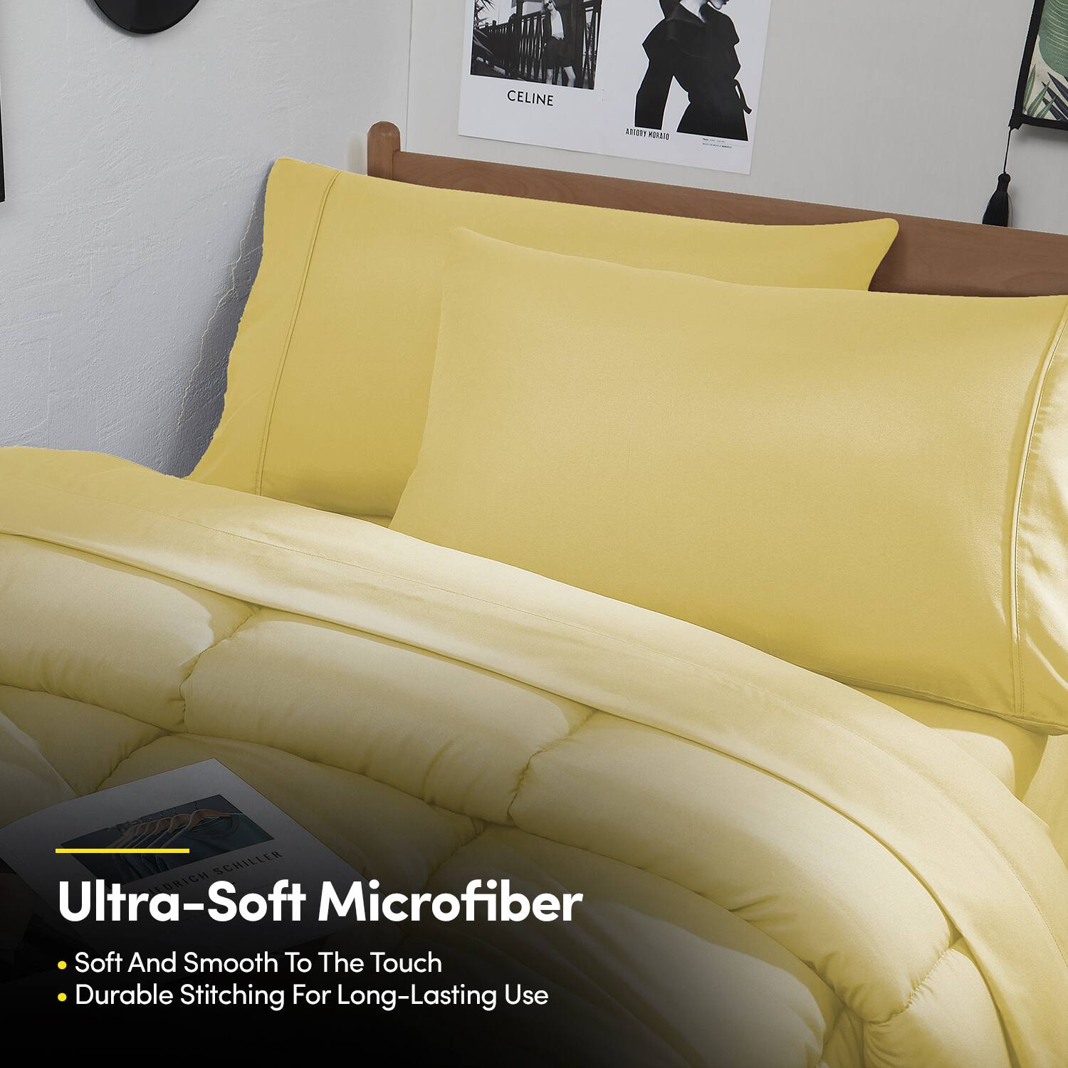 Ultra-Soft Microfiber  
- Soft And Smooth To The Touch  
- Durable Stitching For Long-Lasting Use
