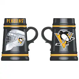 Evergreen Enterprises - Pittsburgh Penguins 24oz. Ceramic Stein Cup with Gift Box - Multicolor