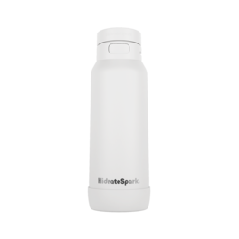 Hidrate - HidrateSpark PRO 2 32 oz Smart Ready Water Bottle with Silicone Boot - Chug - White