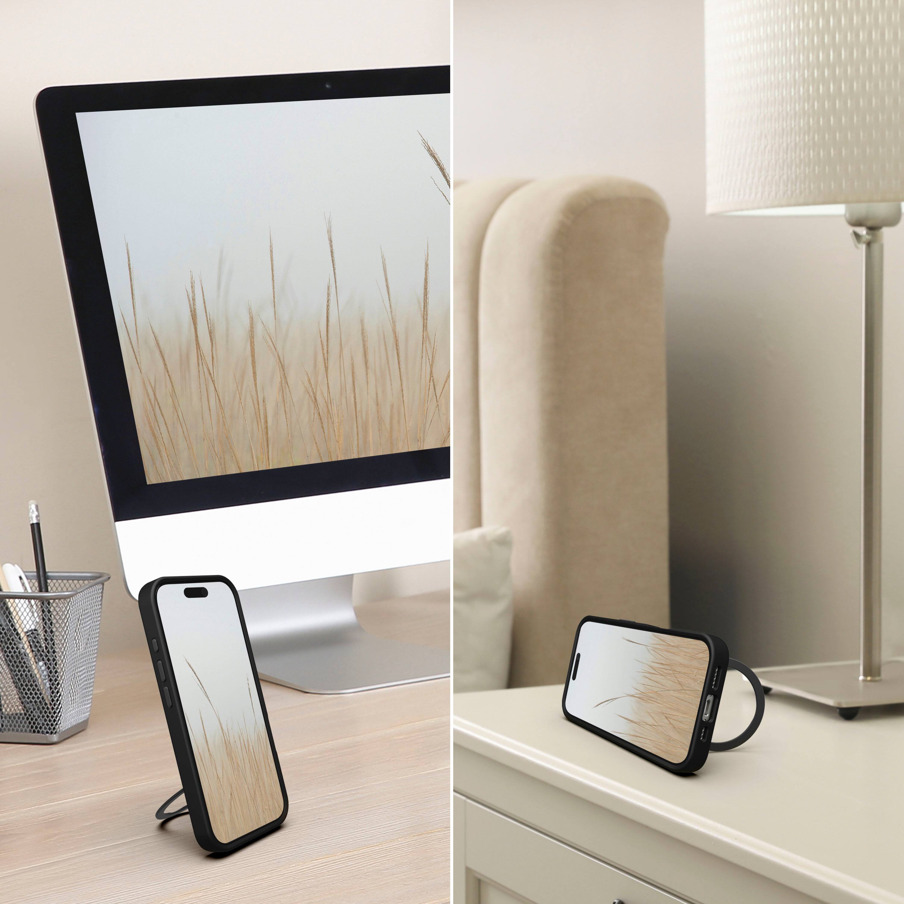 Alt View 15. Insignia™ - Hard-Shell Case with MagSafe Kickstand for iPhone 16 Pro Max - Black.