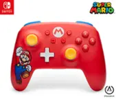 A Nintendo Switch. Super Mario TM M - M + + Y X. PowerA.