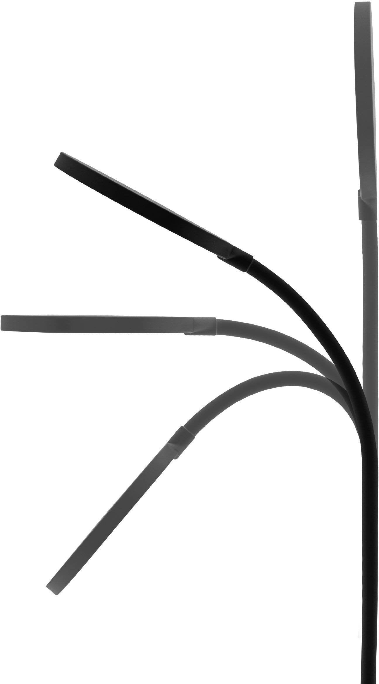 Alt View 16. OttLite - Good Housekeeping Circular LED Desk Lamp w/Wireless Charging - Black - Black.