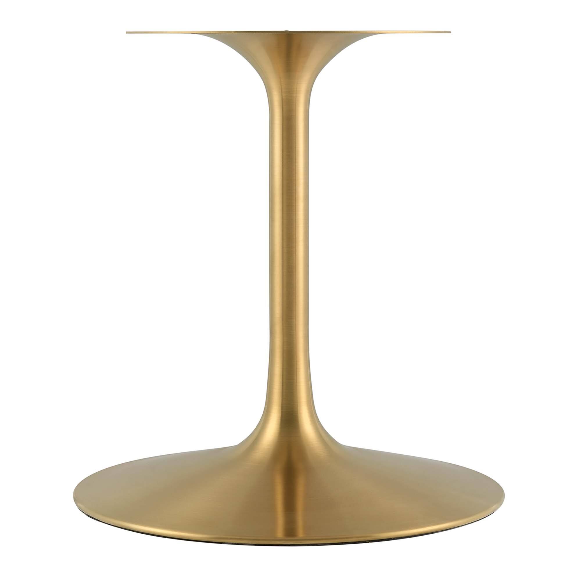 Alt View 4. Modway - Lippa 78" Oval Wood Dining Table by Modway - Gold Cherry Walnut.