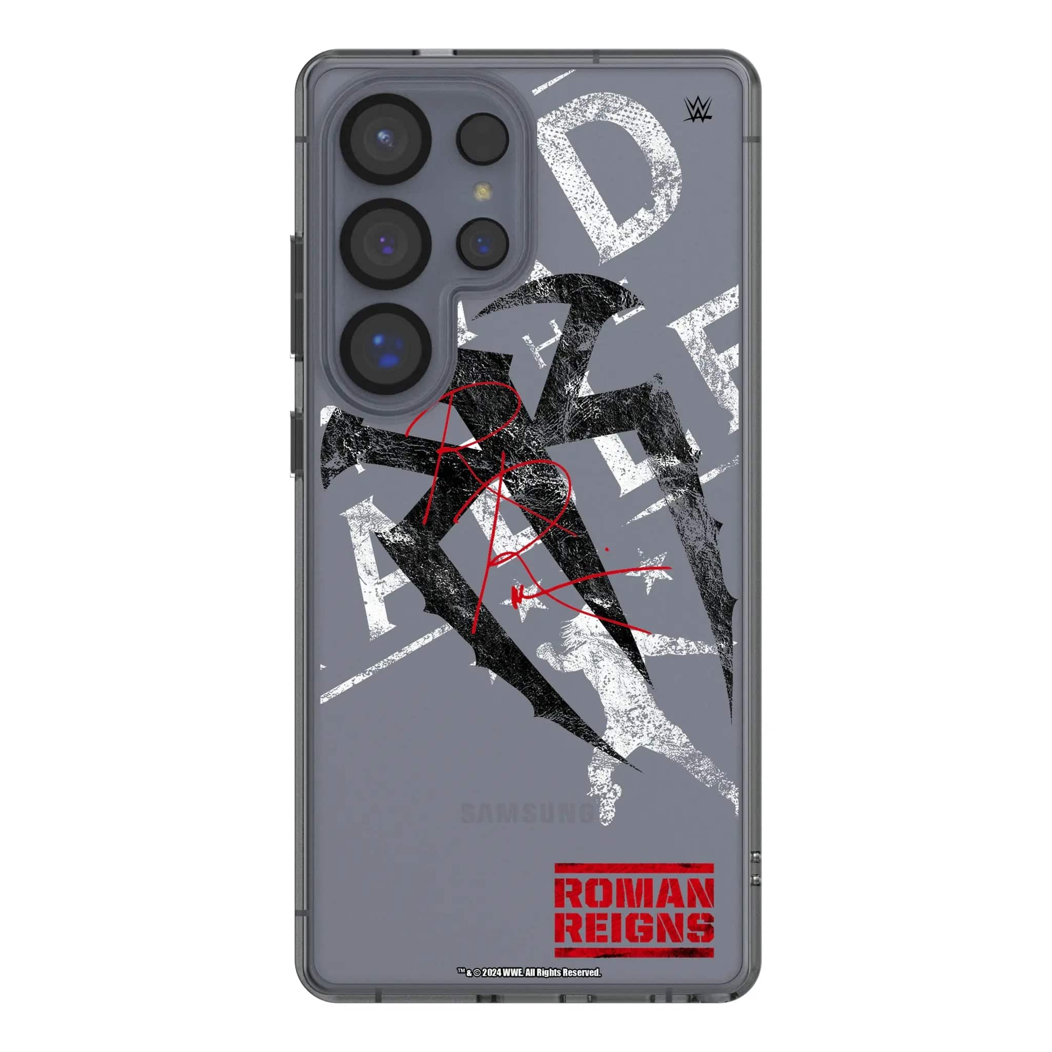 Keyscaper - WWE - WWE Impact Clear Phone Case - Samsung Galaxy S22 - Roman Reigns