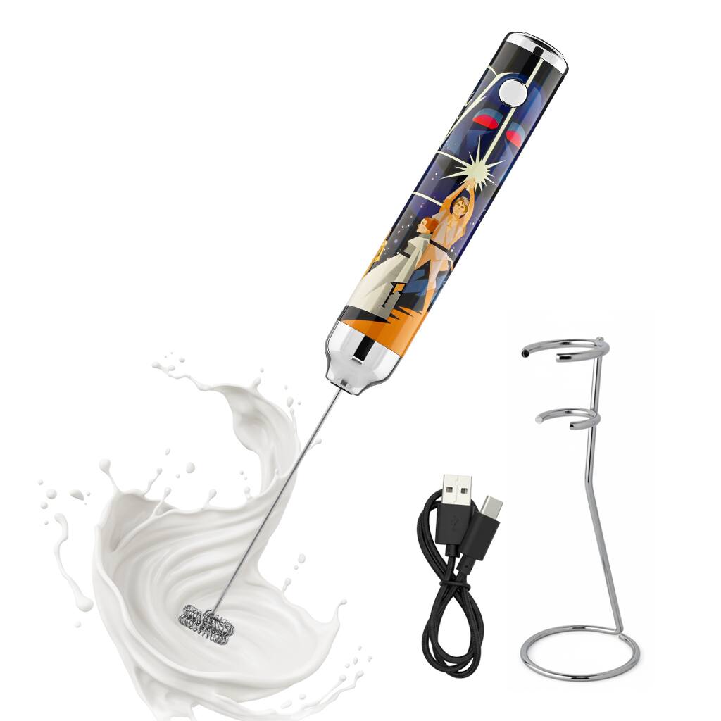 Front. Star Wars - New Hope Rechargeable Milk Frother - Multi.
