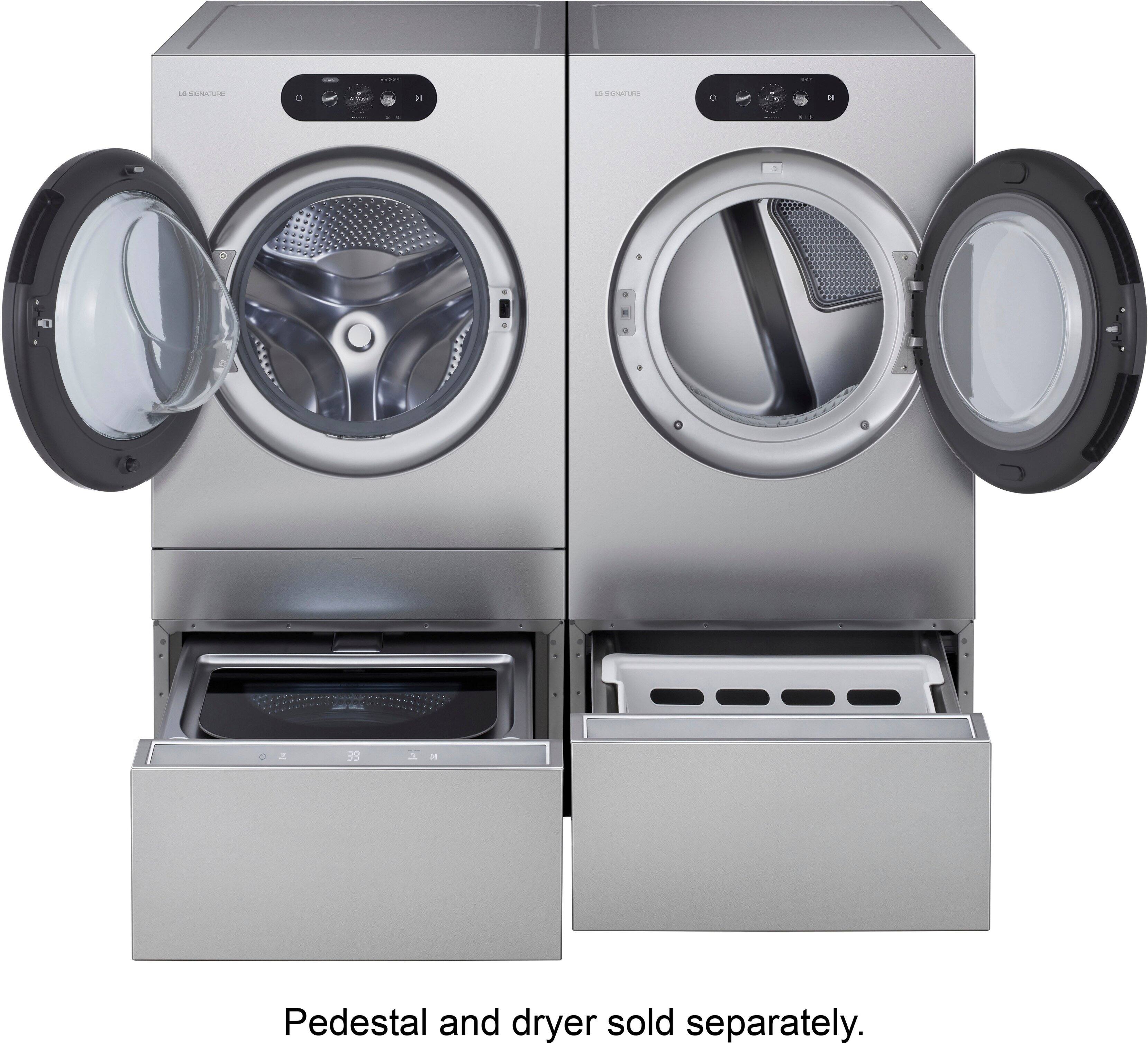 Pedestal and dryer sold separately.