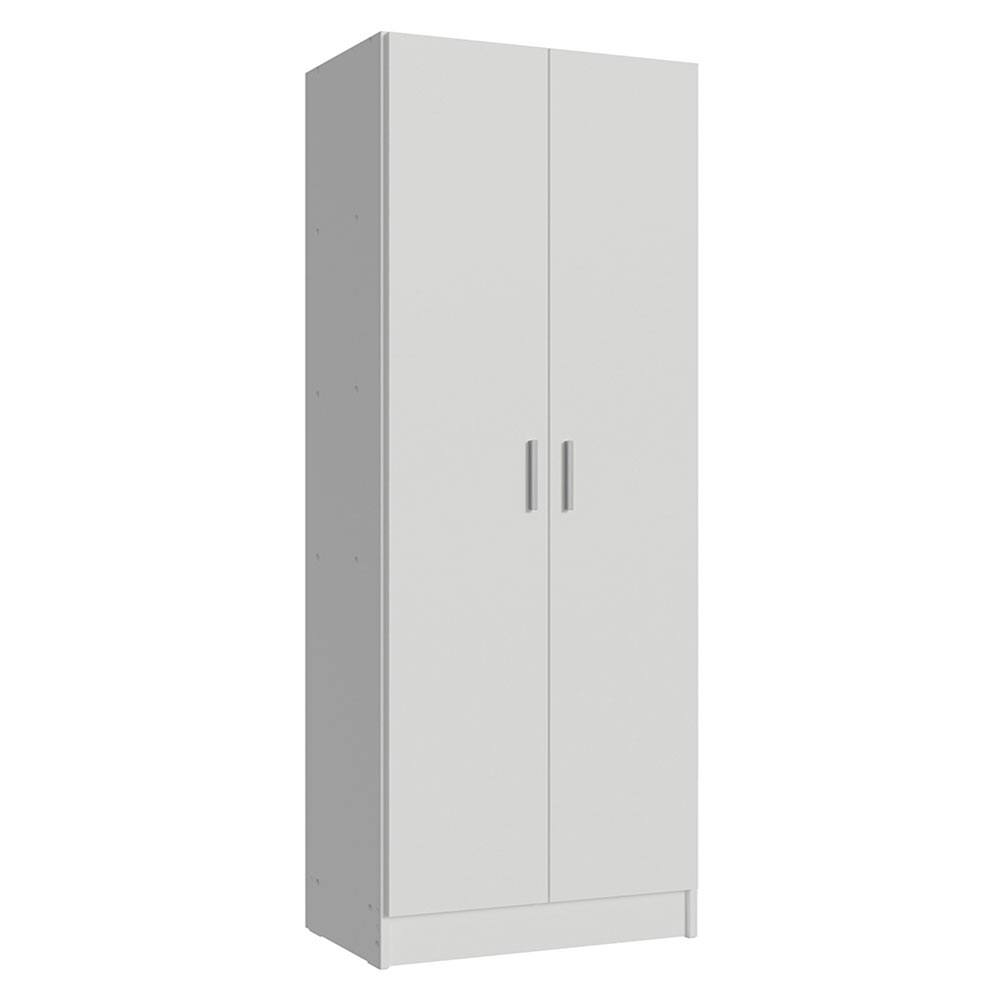 Front. Madesa - Madesa Kitchen Pantry Storage Cabinet 2 Doors with 5 Utility Shelves 23"L Wooden Organization Unit for Kitchen - White - White.