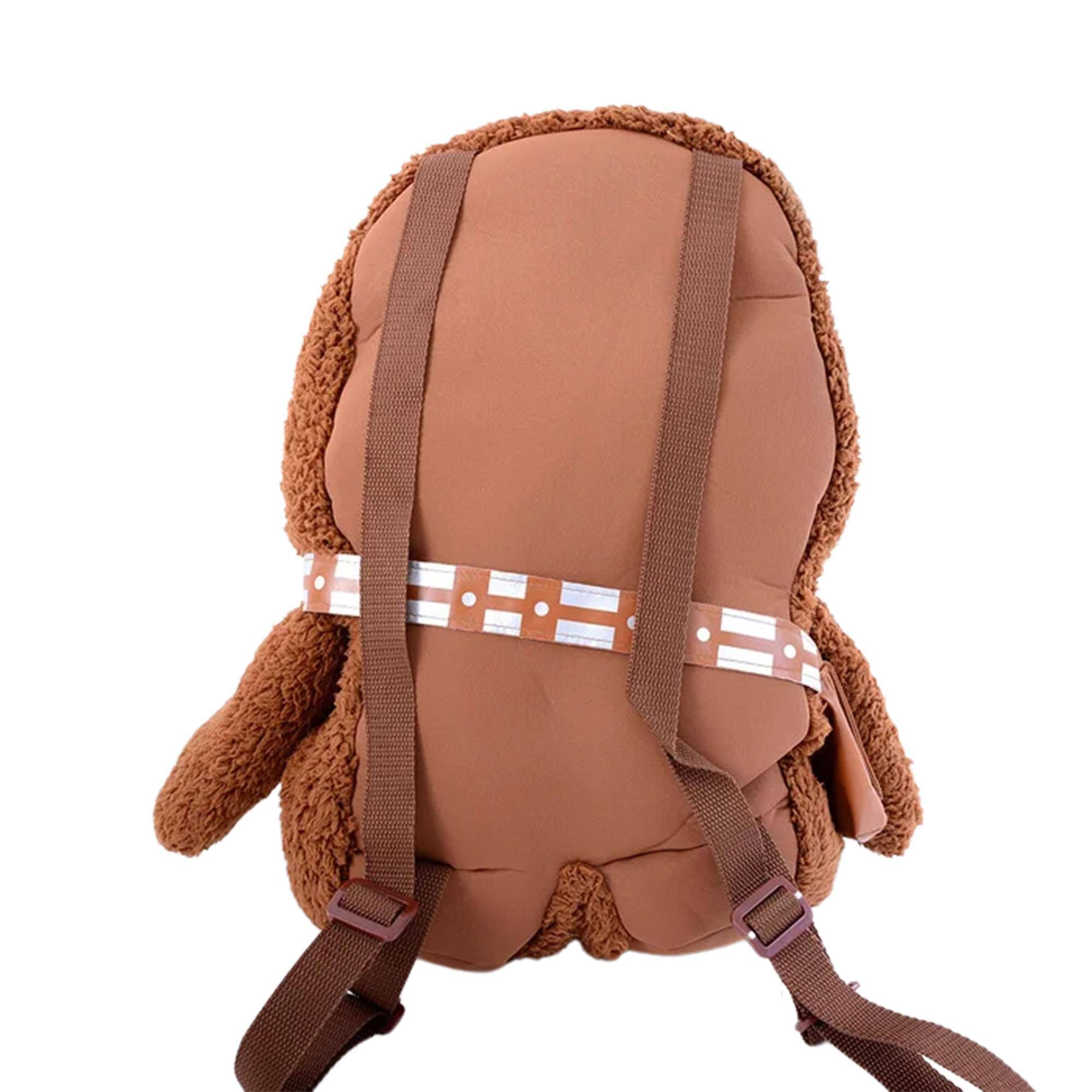 Alt View 1. Star Wars - Comic Images Star Wars Chewbacca Plush Backpack - Brown.