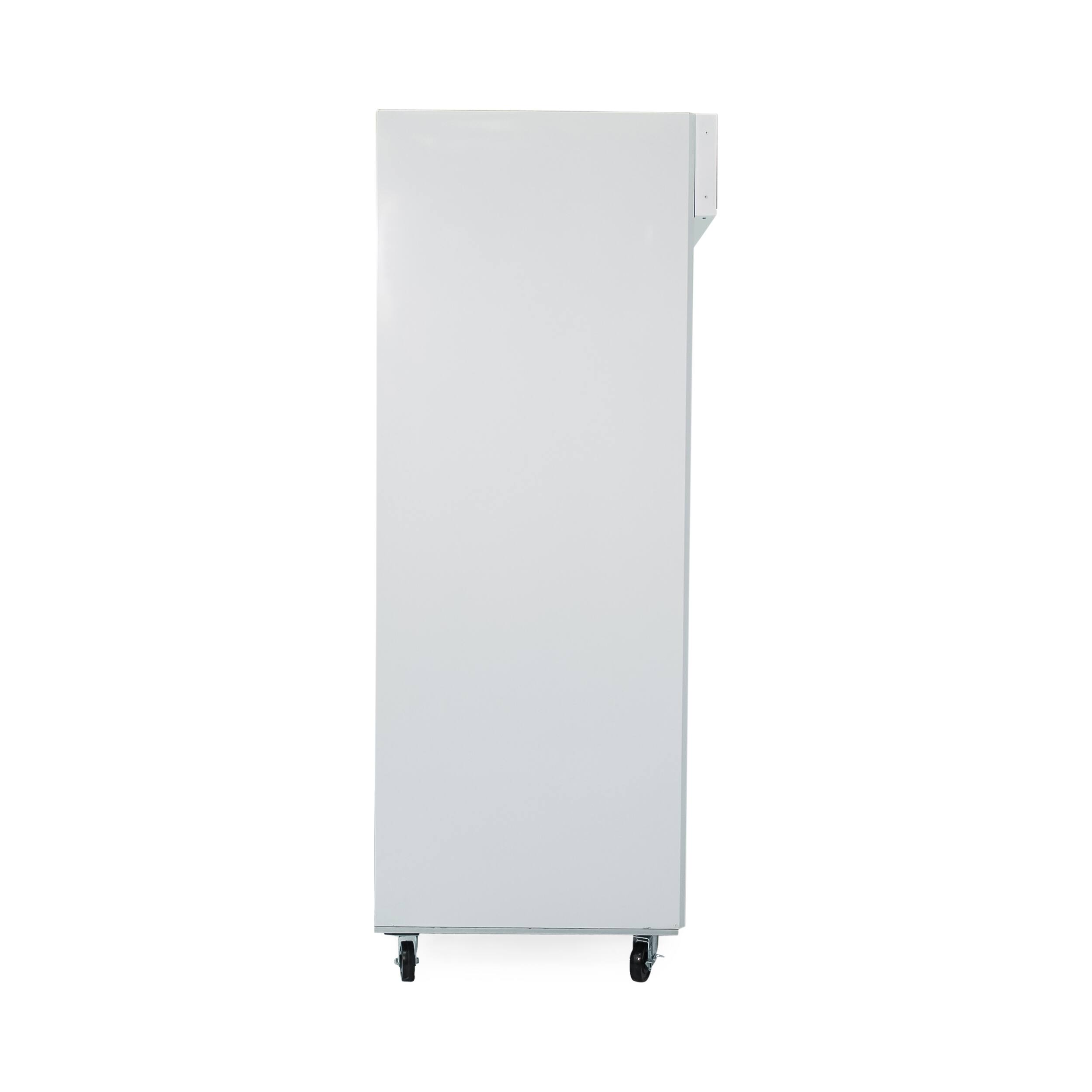 Alt View 8. Magic Chef - Commercial 53 in. W 45 cu. ft. Glass Door Refrigerator in White and Black - White.