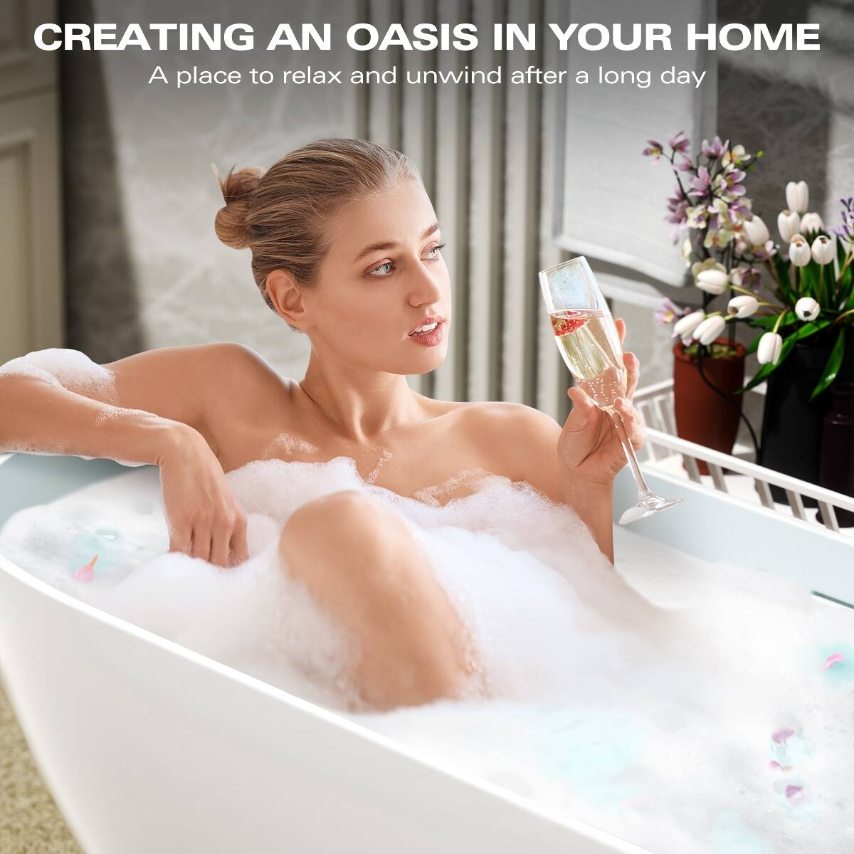 CREATING AN OASIS IN YOUR HOME  
A place to relax and unwind after a long day