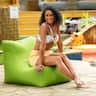 Jaxx - Ponce Outdoor Bean Bag Chair - Weather Resistant Patio and Poolside Lounge Seating, Green - Lime