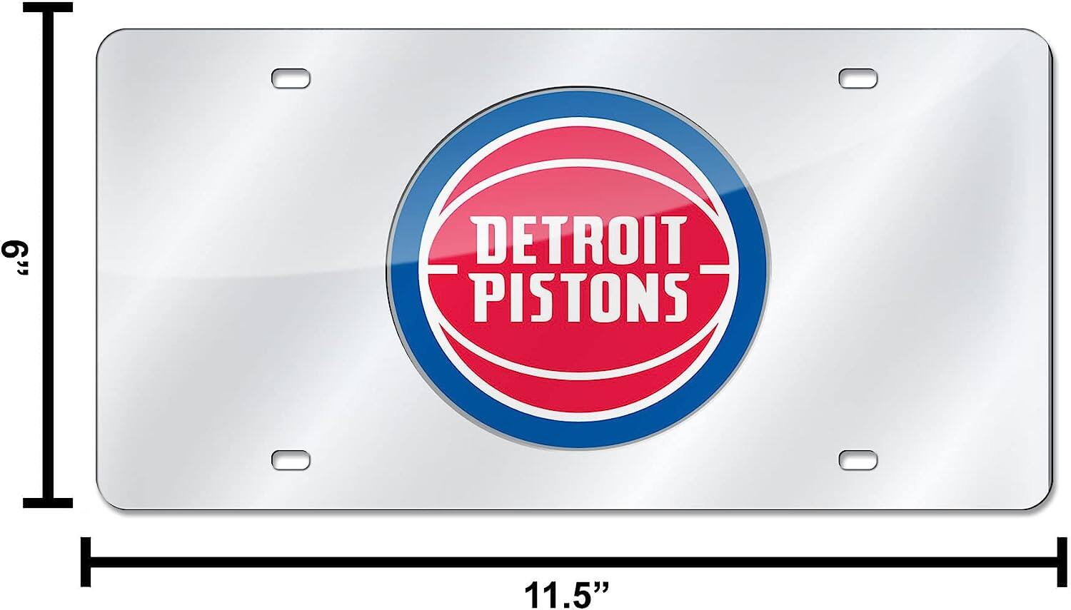 6" x 9"  
DETROIT PISTONS  
11.5"