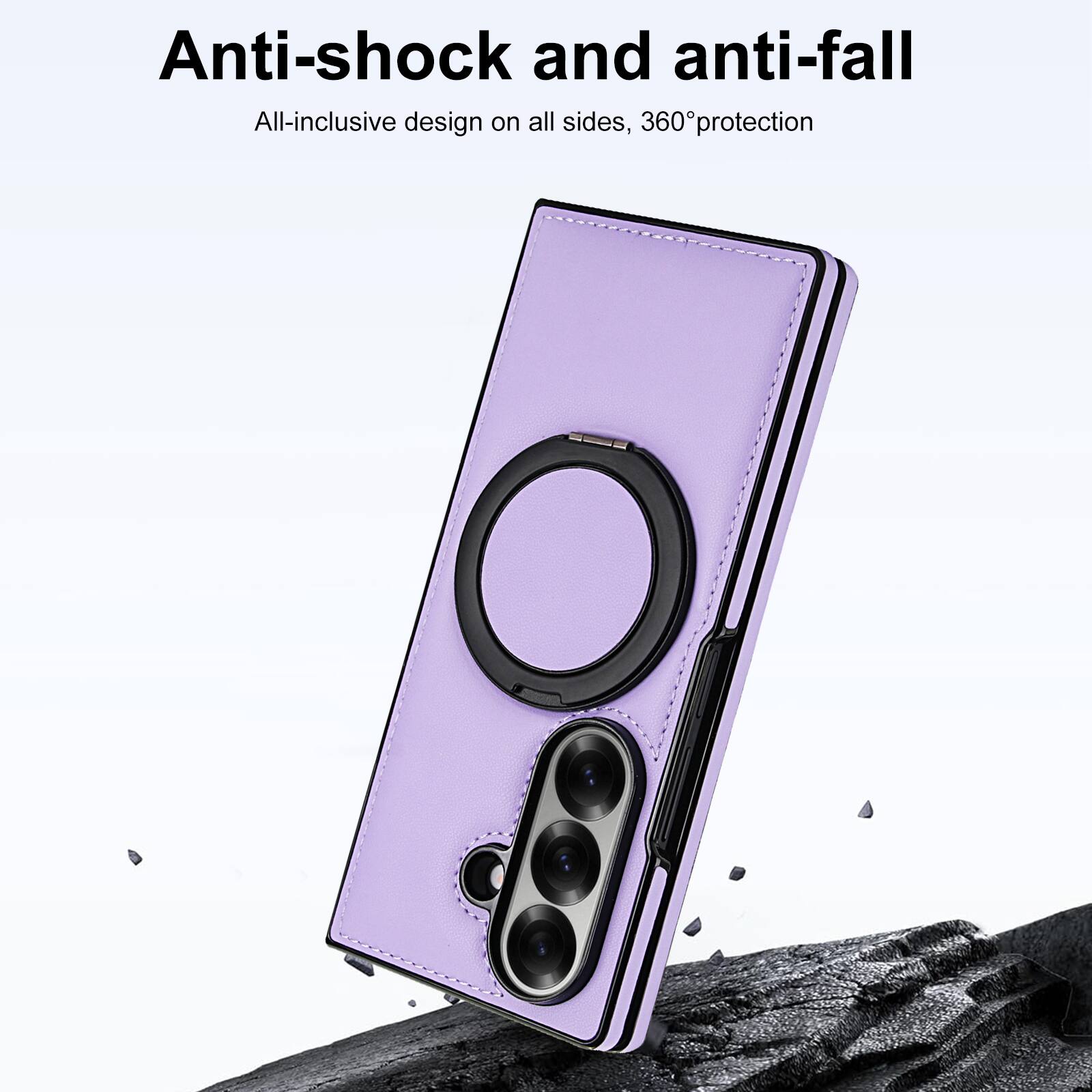 Anti-shock and anti-fall  
All-inclusive design on all sides, 360° protection