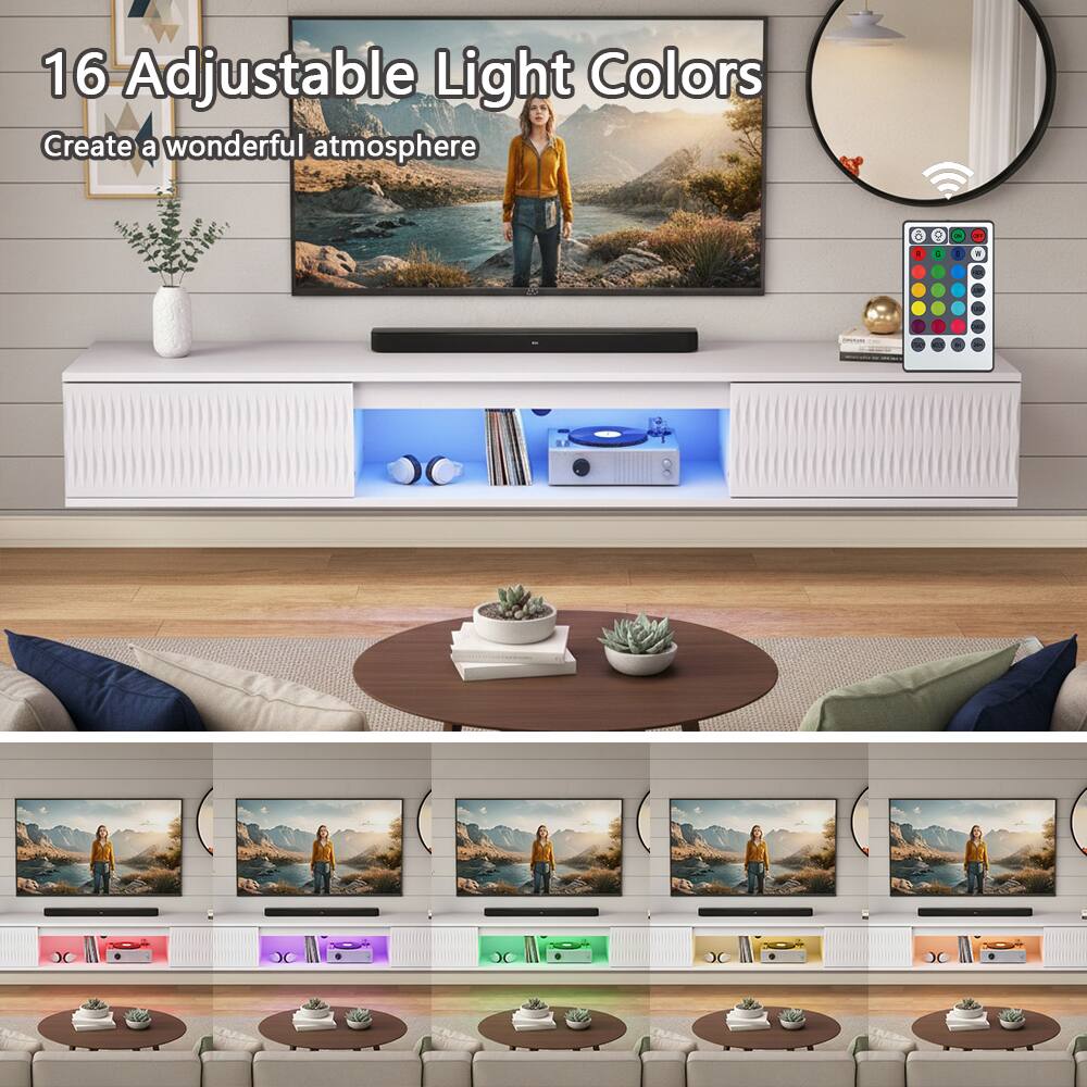 16 Adjustable Light Colors  
Create a wonderful atmosphere