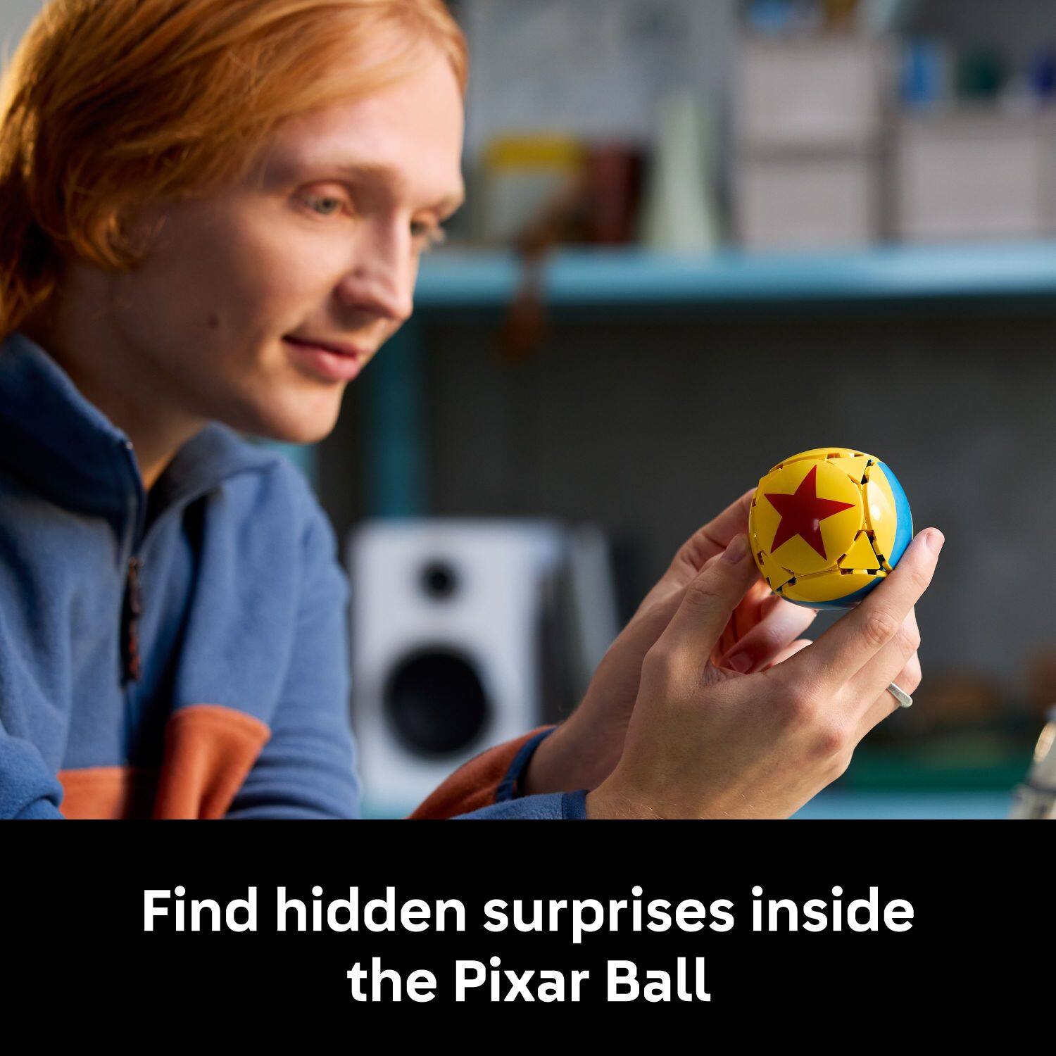 Find hidden surprises inside the Pixar Ball.