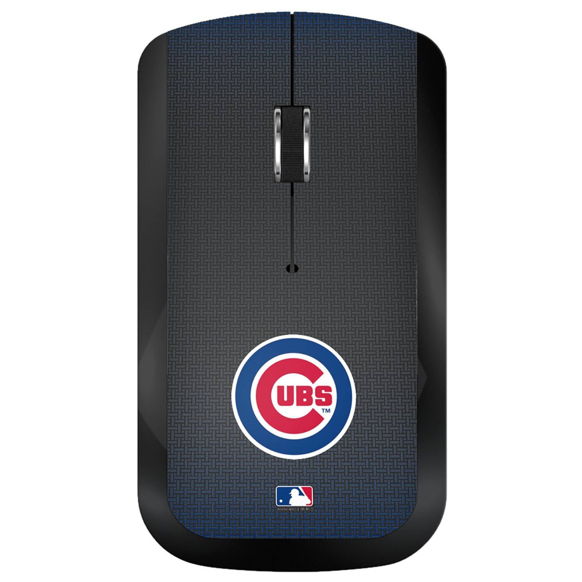 Front. Keyscaper - Chicago Cubs Wireless USB Computer Mouse - Black.