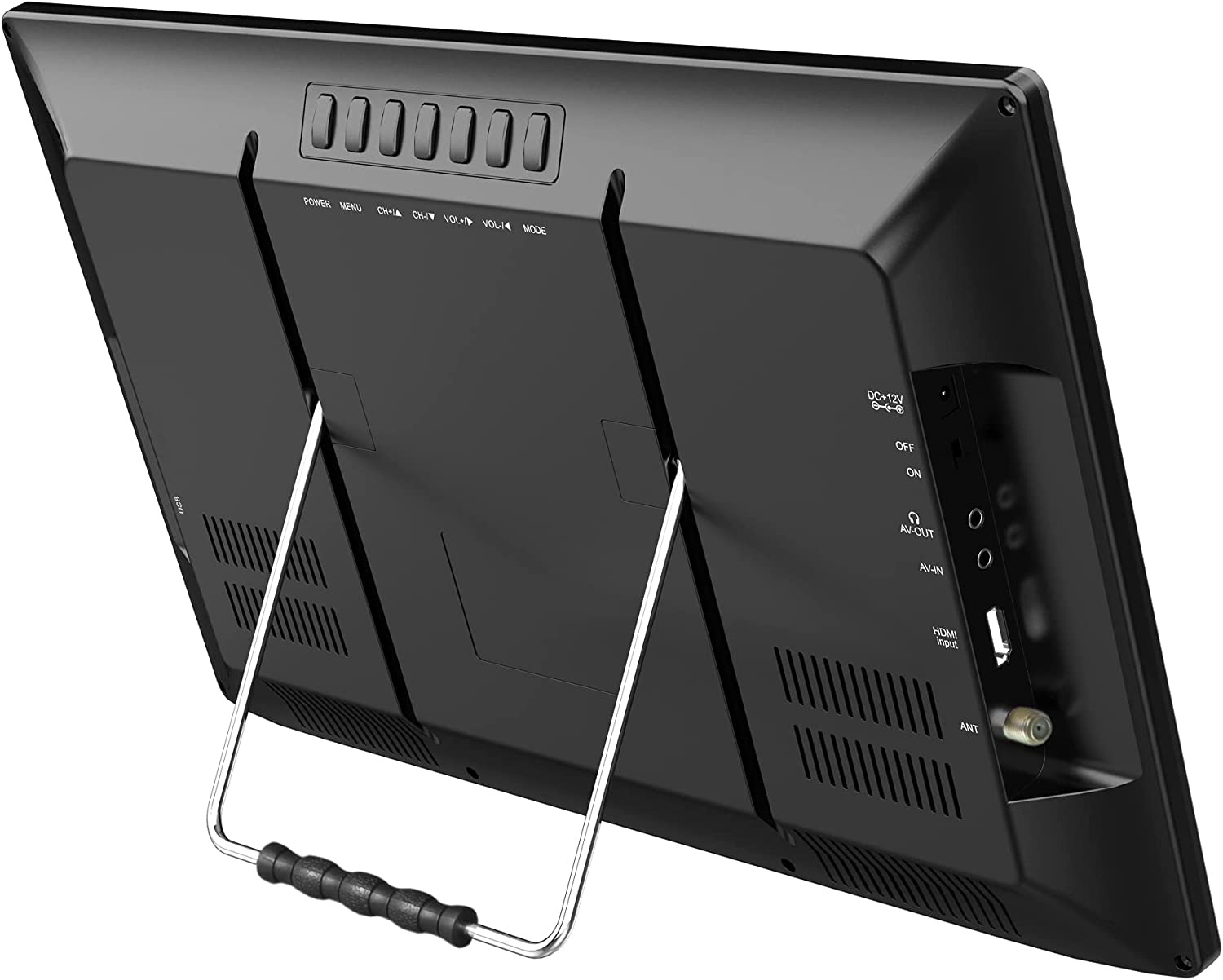 POWER MENU CHAA THH VOL+> VOL4 MODE DC+12V OFF ON AV-OUT AN HOMI inqut ! ANT