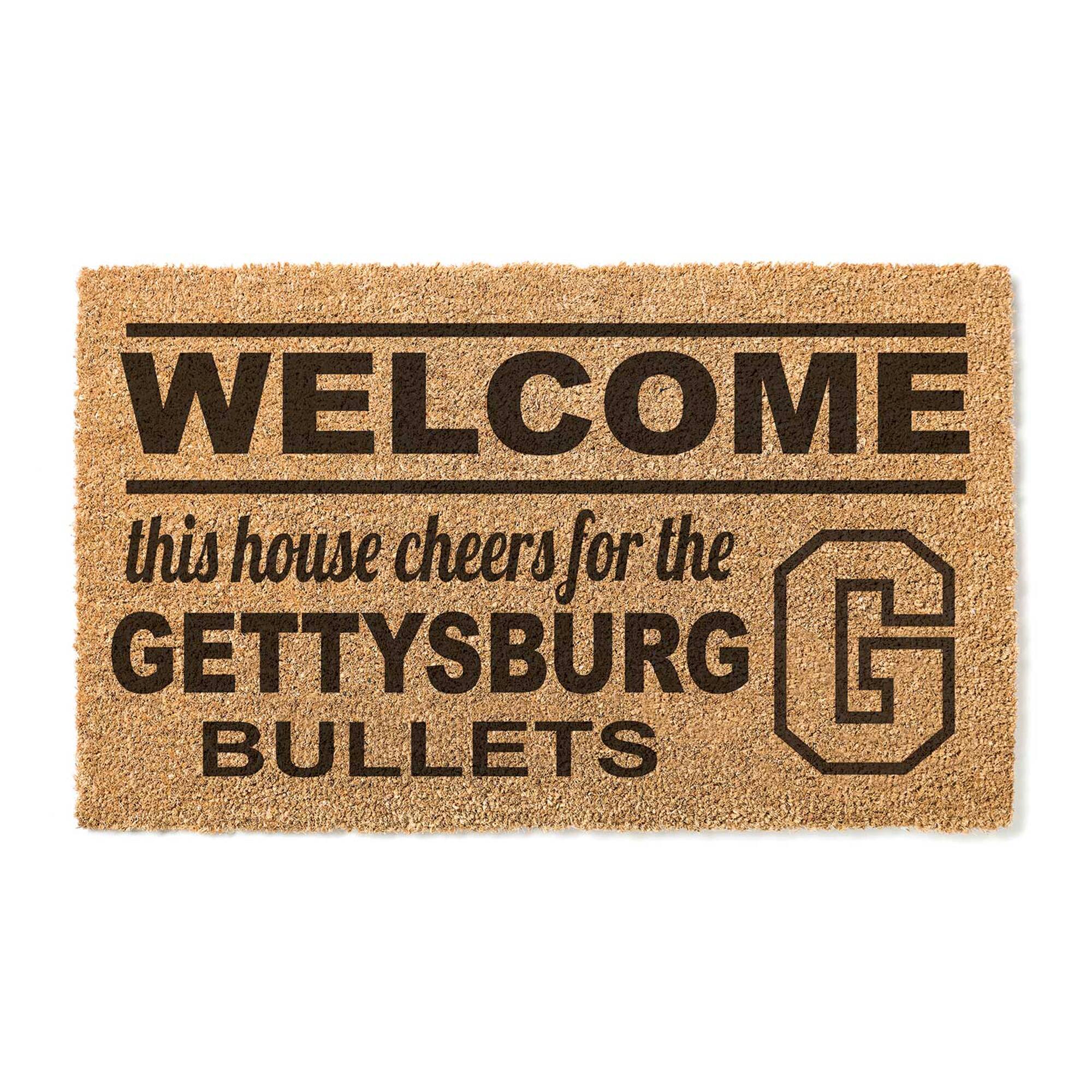 Gettysburg Bullets 18" x 30" Welcome Doormat