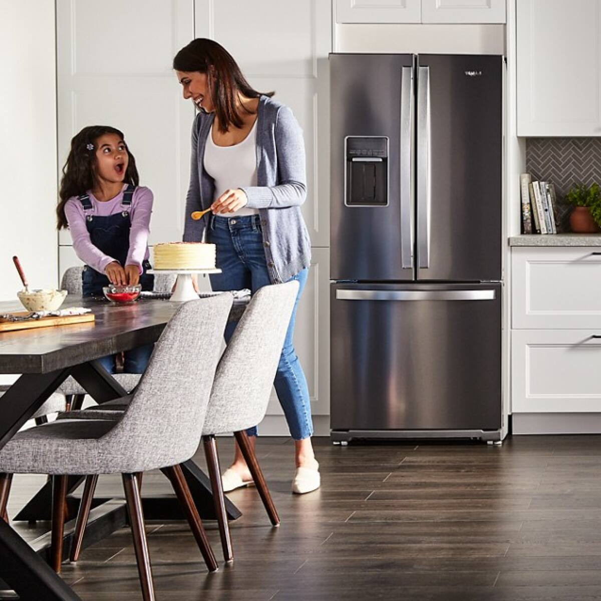 Alt View 7. Whirlpool - Whirlpool - 20 Cu.ft Wide French Door Refrigerator - Fingerprint Resistant Stainless Steel - Fingerprint Resistant Stainless Steel.