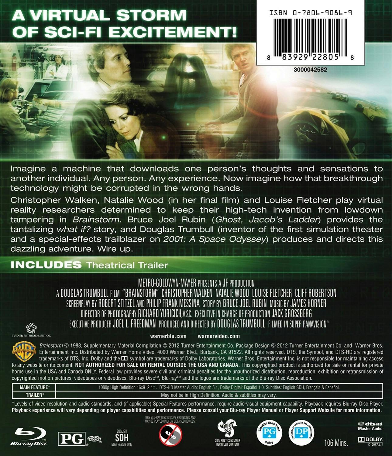 Back. Brainstorm [Blu-ray].