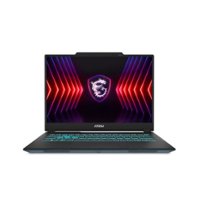 MSI - Cyborg 14" 144Hz Gaming Laptop (FHD+) - Intel Core i7-13620H with 16GB - NVIDIA GeForce RTX 4060 with 8G - 512GB SSD - Translucent Black - Front_Zoom