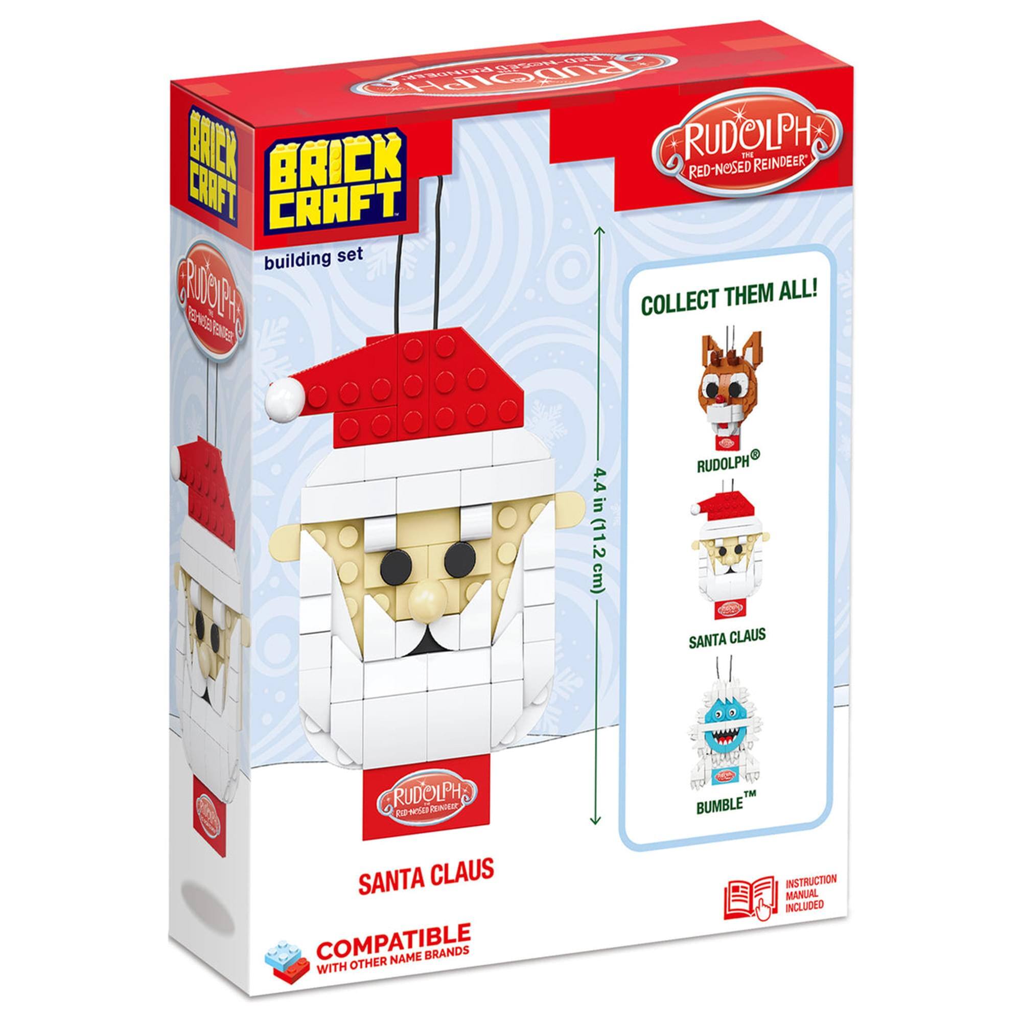 1X i PLUaI   BNICK RUDOLPH oL CRRF7 BRICK RED-NOSED REINDEER' CRAFT building set O THEM ALL! COLLECT  AM 4.4 in 4.4 in (11.2 2 cm)  RUDOLPH PH SANTA CLAUS RUDOLPH nothing_t_sr D2 -N 49 PUS4o   TM BUMBLE SANTA CLAUS COMPATIBLE NAME BRANDS WITH OTHER INSTRUCTION MANUAL INCLUDED