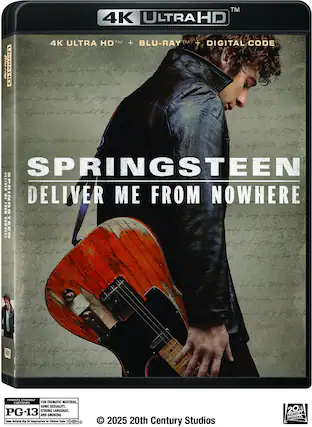 Front. Springsteen: Deliver Me from Nowhere - 4K Blu-Ray.