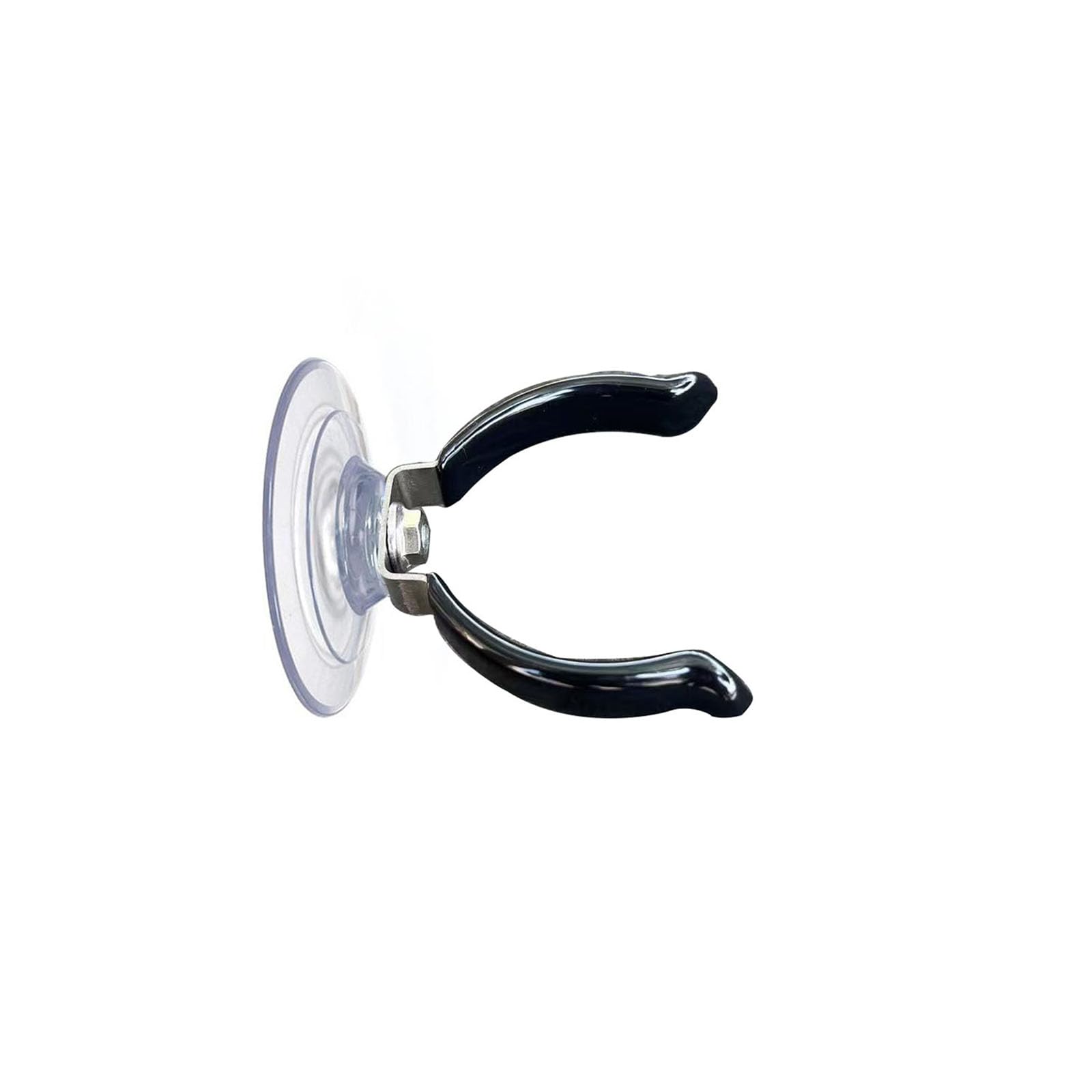 Front. Dapper Styles - Soap Dispensing Palm Brush Holder Dish For Kitchen With Dispenser Pot A Traceless Suction Cup closed Holder - Open Brush Holder.