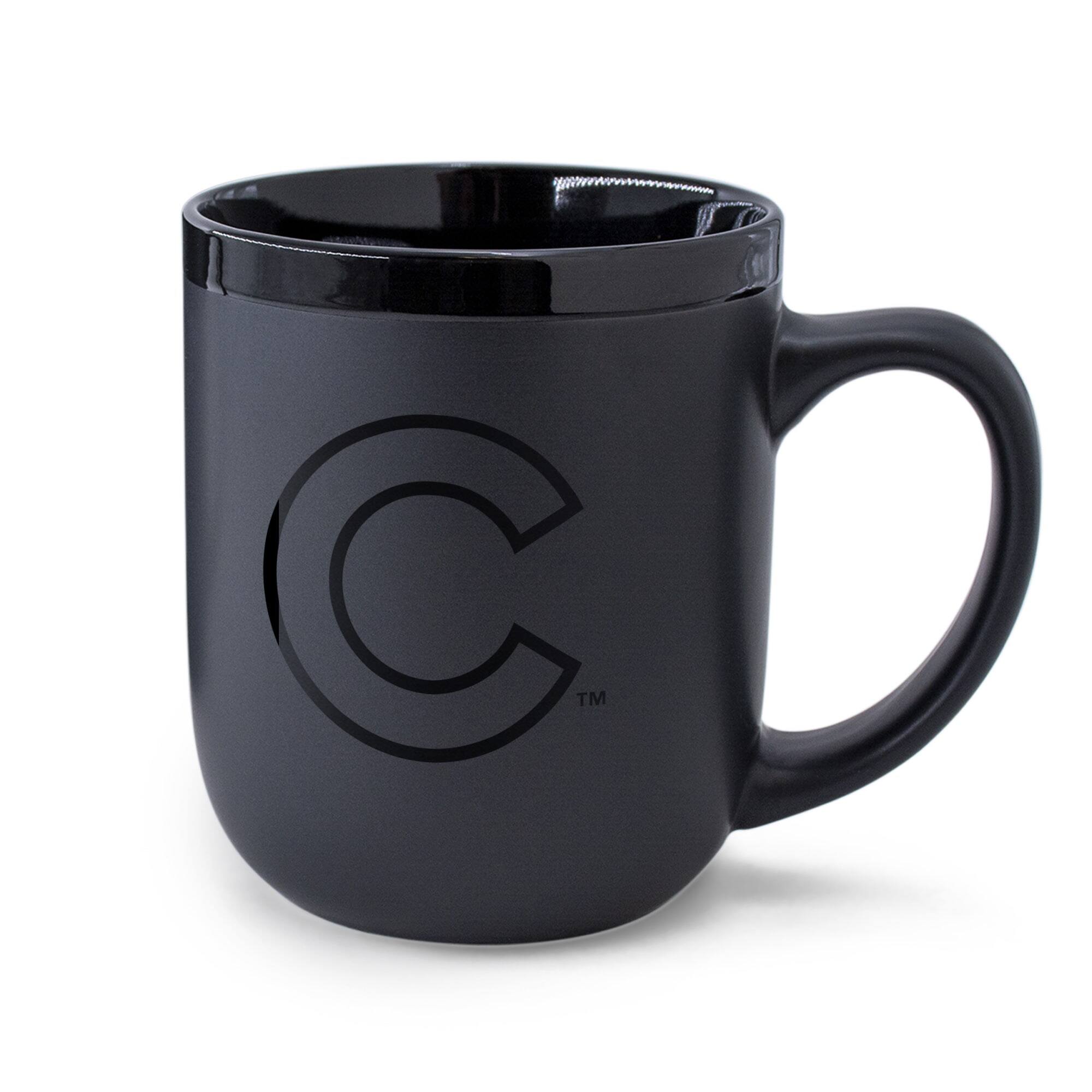 WinCraft - Chicago Cubs 17oz. Black Tonal Ceramic Mug - Multicolor