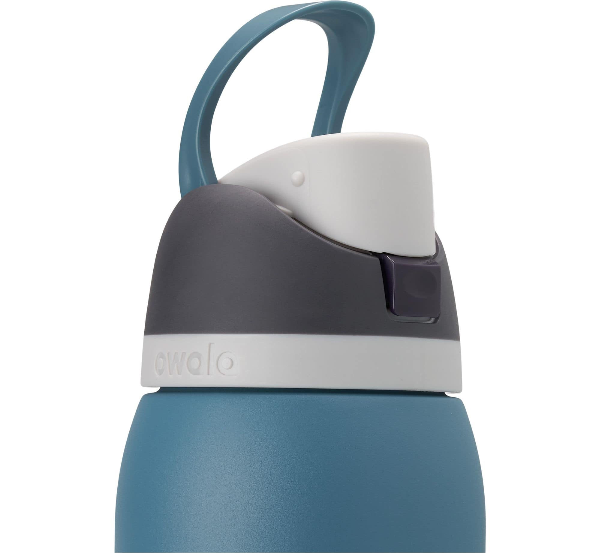 Alt View 12. Owala - FreeSip Insulated Stainless Steel 40 oz. Water Bottle - Blue Oasis.