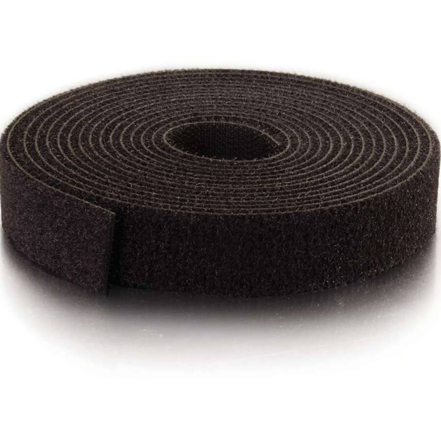 Alt View 2. Cables to Go - C2G 10ft Hook-and-Loop Cable Wrap - Cable Wrap - Black - TAA Compliant - Black.