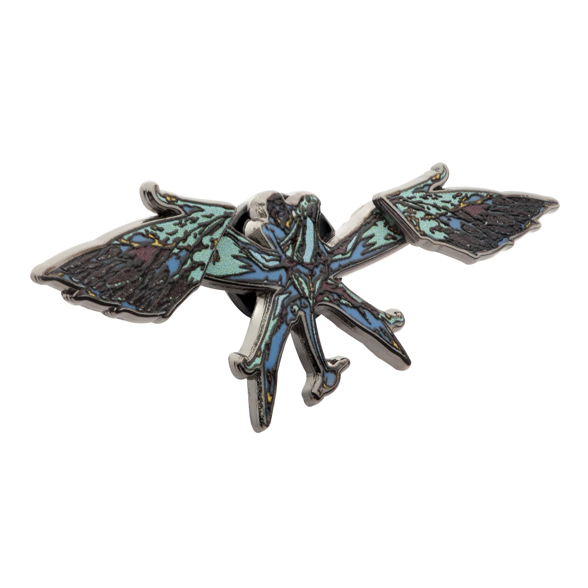 Alt View 10. SalesOne LLC - Avatar 2: The Way of Water Banshee and Rider Moving Enamel Pin - Black/White.