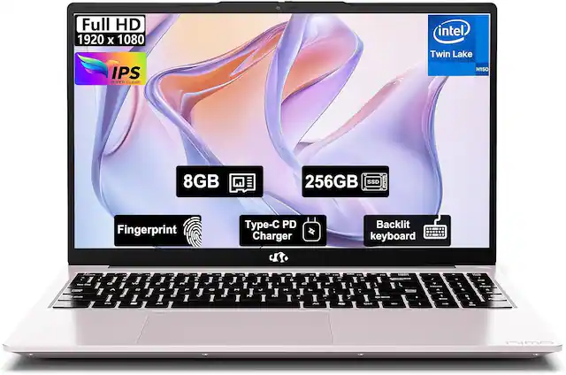 Full HD 1920 x 1080
IPS SUPER CLEAR
Intel Twin Lake N150
8GB
256GB SSD
Fingerprint
Type-C PD Charger
Backlit Keyboard