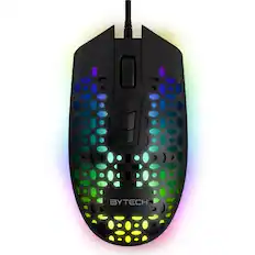 Front. Bytech - Gaming Light Up Mouse - Black.