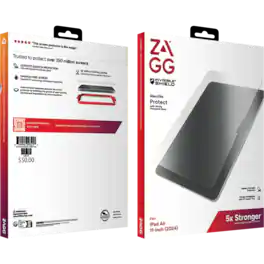 ZAGG - Invisible Shield Glass Elite Screen Protector - iPad Air 11-inch (2024) - Clear