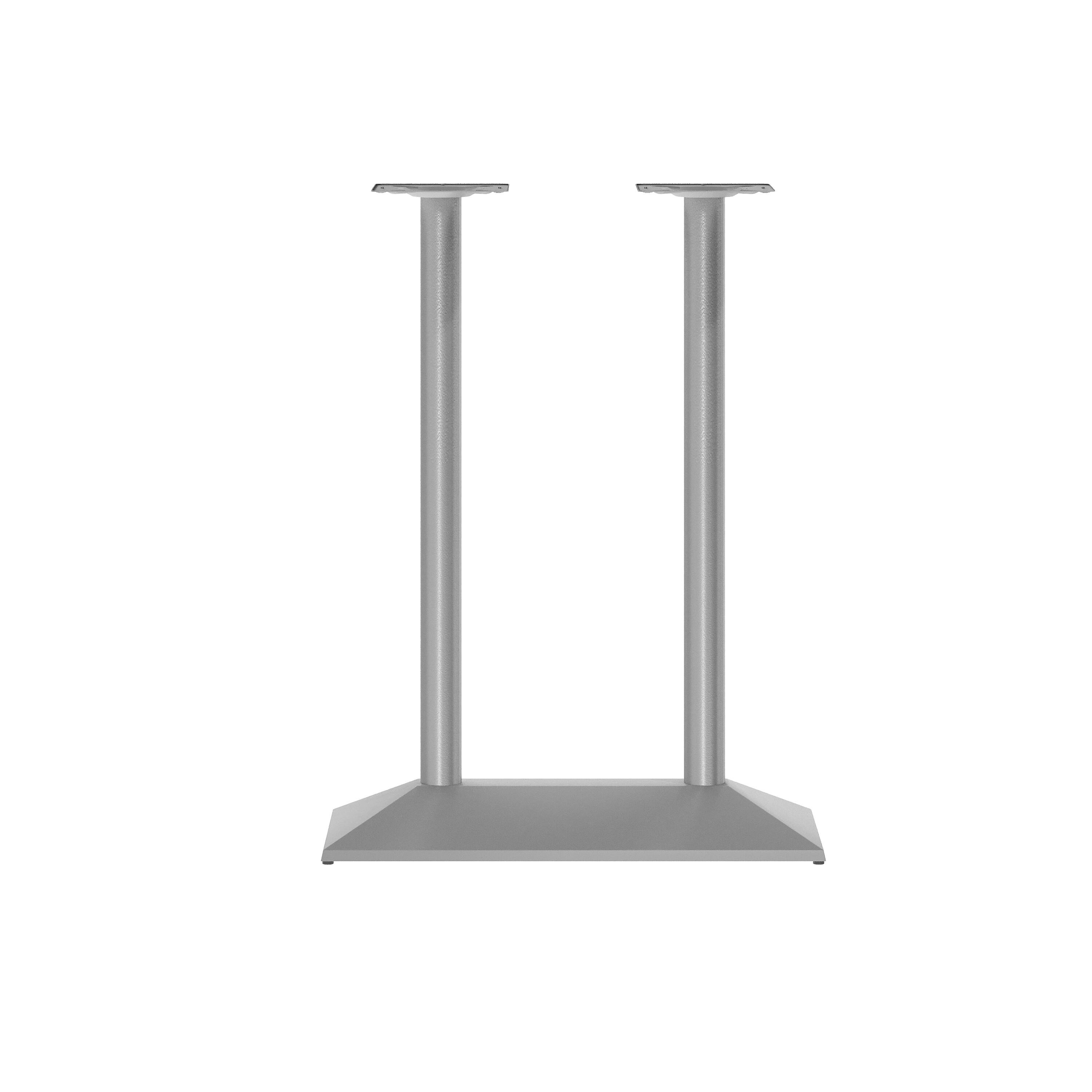 Flash Furniture Palis 27"W x 15"D Indoor/Outdoor Dining Height Double ...