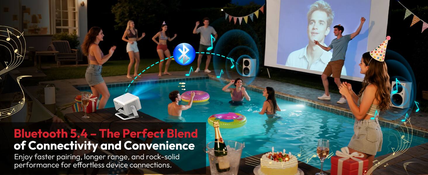 Bluetooth 5.4 - The Perfect Blend of Connectivity and Convenience  
Enjoy faster pairing, longer range, and rock-solid performance for effortless device connections.