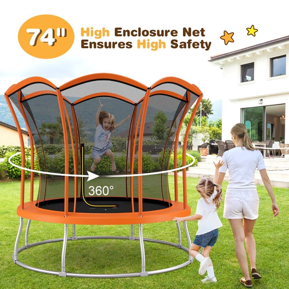 High Enclosure Net 74" Ensures High Safety 360°