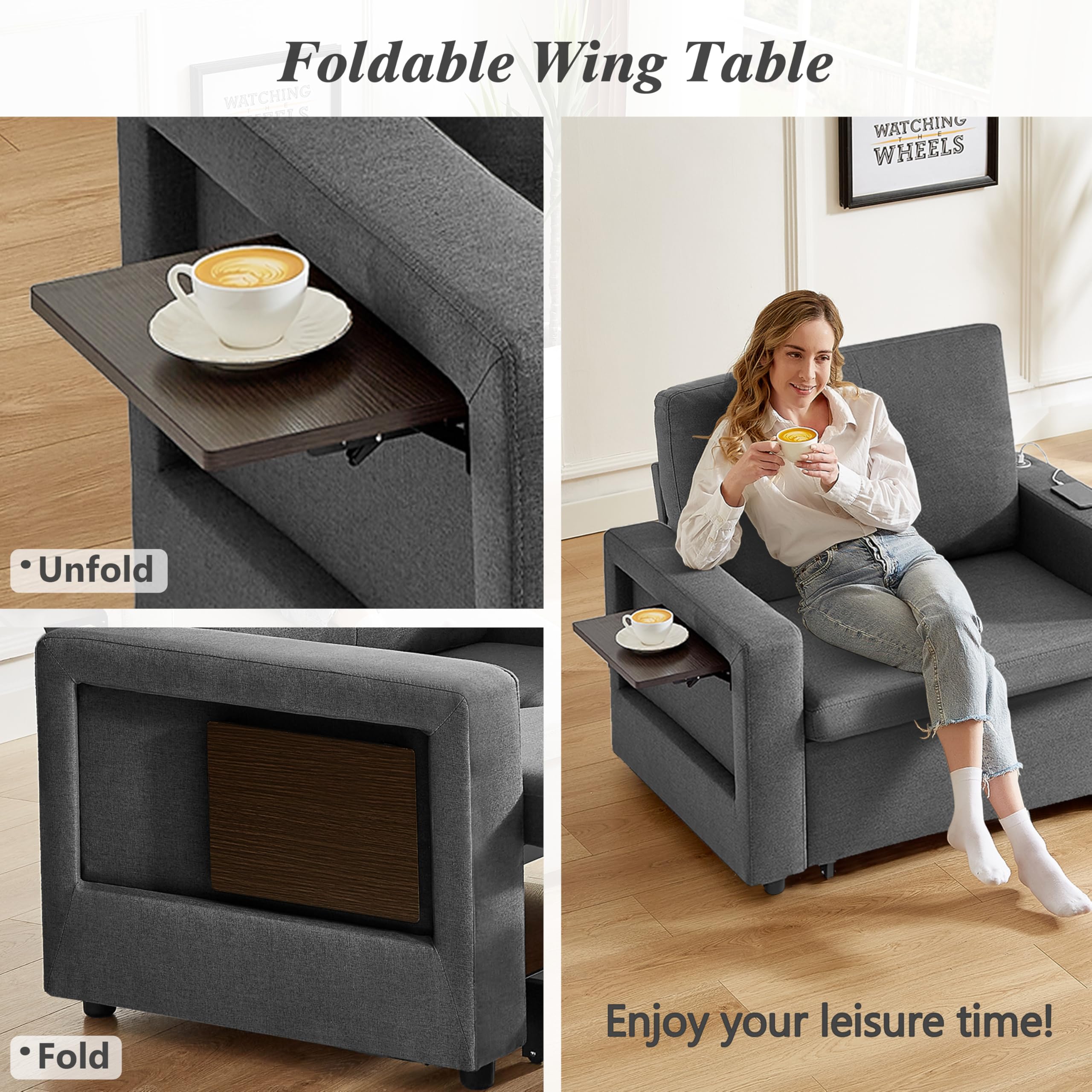 Foldable Wing Table

- Unfold
- Fold

Enjoy your leisure time!