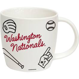Logo Brands - Washington Nationals 18oz. Playmaker Mug - Multicolor