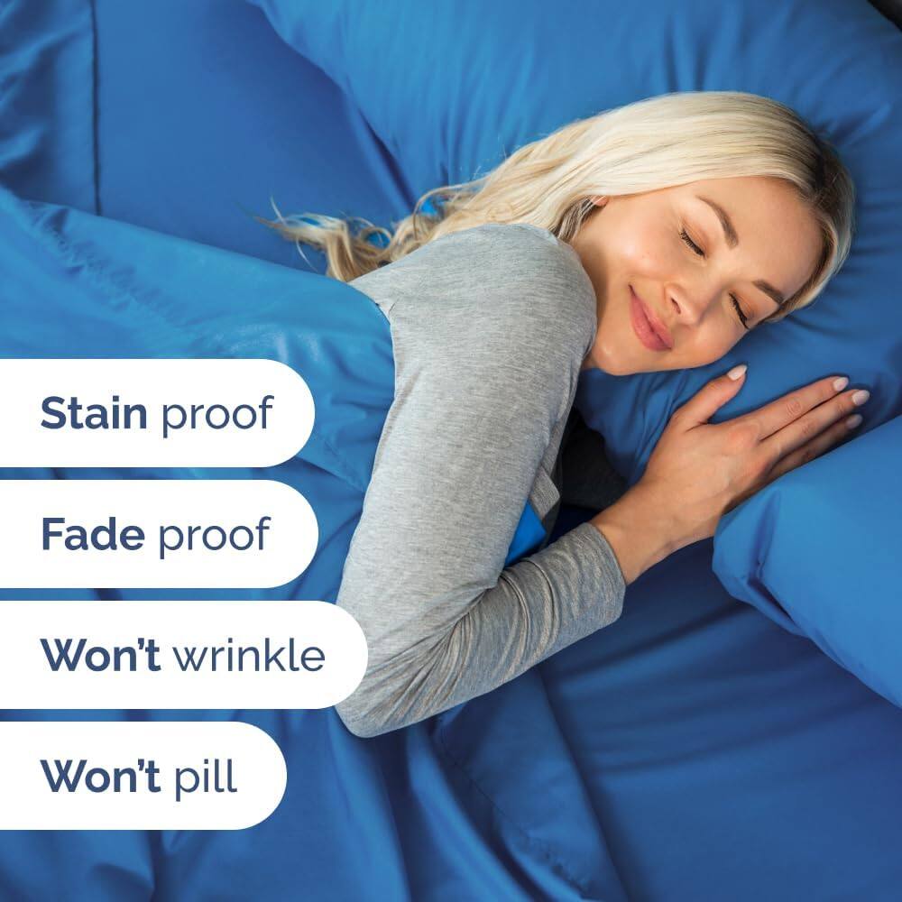 - Stain proof
- Fade proof
- Won't wrinkle
- Won't pill