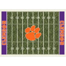 Imperial - Clemson Tigers 7'8'' x 10'9'' Home Field Rug - Black
