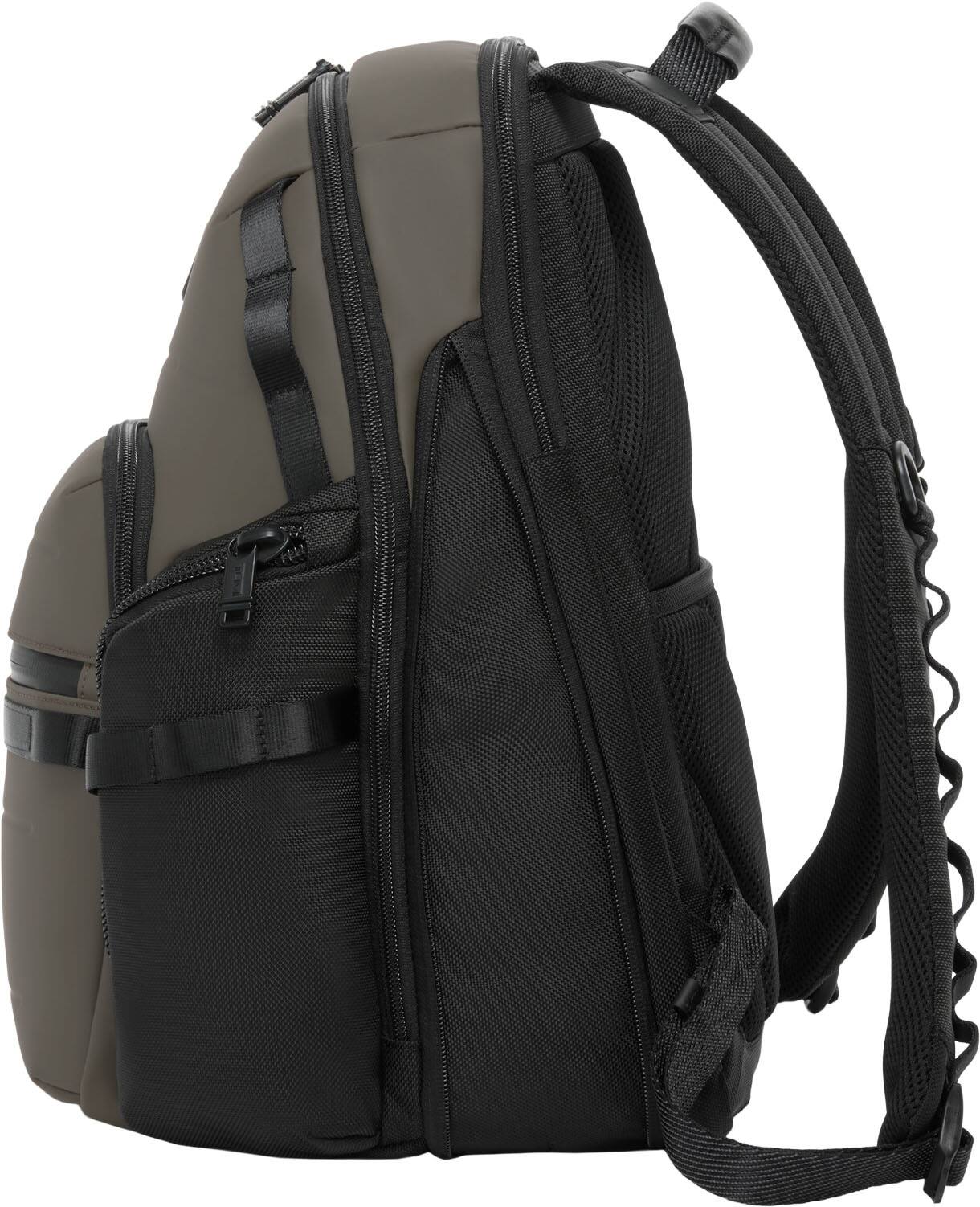 Left. TUMI - Alpha Bravo Navigation Backpack Fits Up to 15" Laptop - Terra Brown.