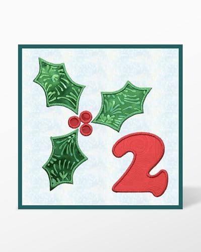 Angle. AccuQuilt - Winter Bliss Wall Hanging Machine Embroidery Designs CD Set by Marjorie Busby.